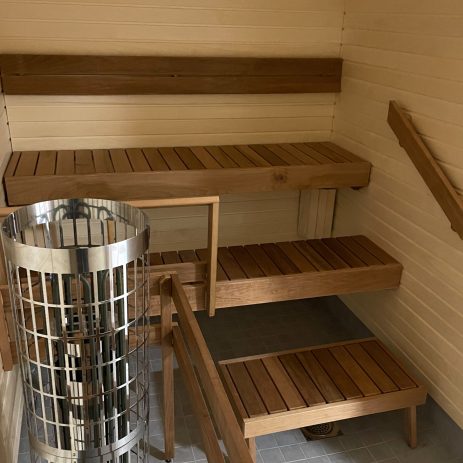 sauna remontin jälkeen